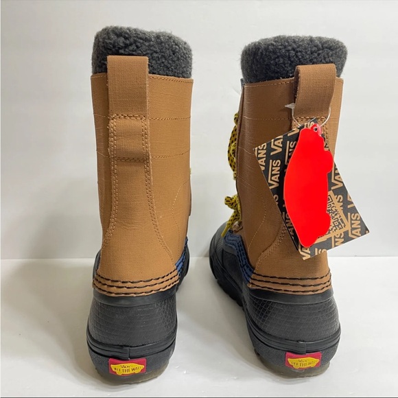 Vans Standard MTE Snow Boots Men’s Size 8.5 Brown Black - Picture 4 of 7